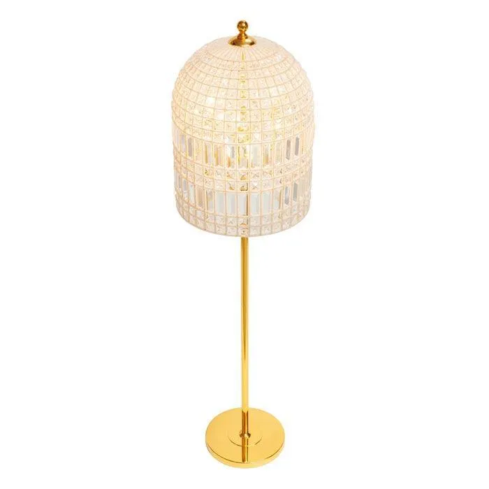 Abhika Lampadaire Dôme De Cristal | H 168 cm