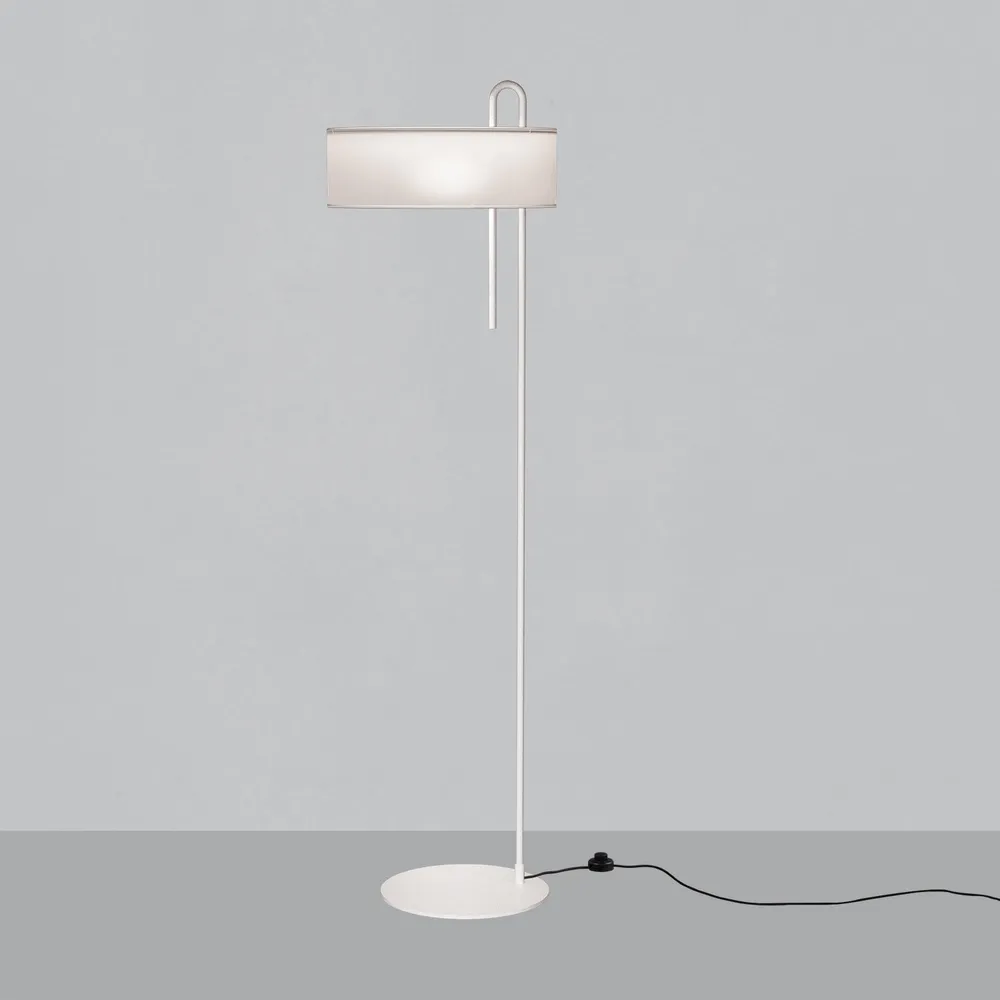 ACB Clip Floor Lamp White LED E27 I H8178081B