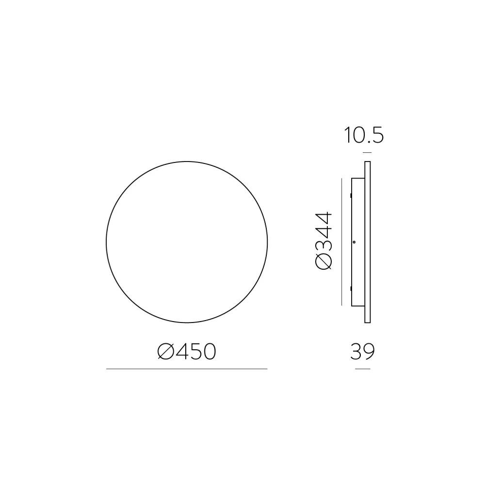 ACB Combo Wall Lamp white LED Slide Switch A3966270B