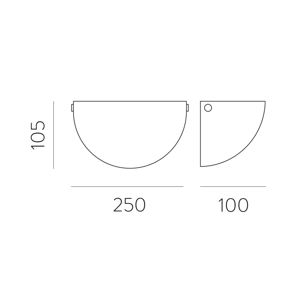 ACB Dina Wall Lamp 16/3071 Opal, LED E27 15W, A30711OP