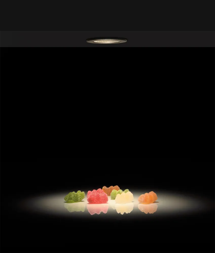 ACB Dot Recessed 3949/4 Black, LED 3W 2700K 245lm, CRI90 I, integrated LED E3949090N