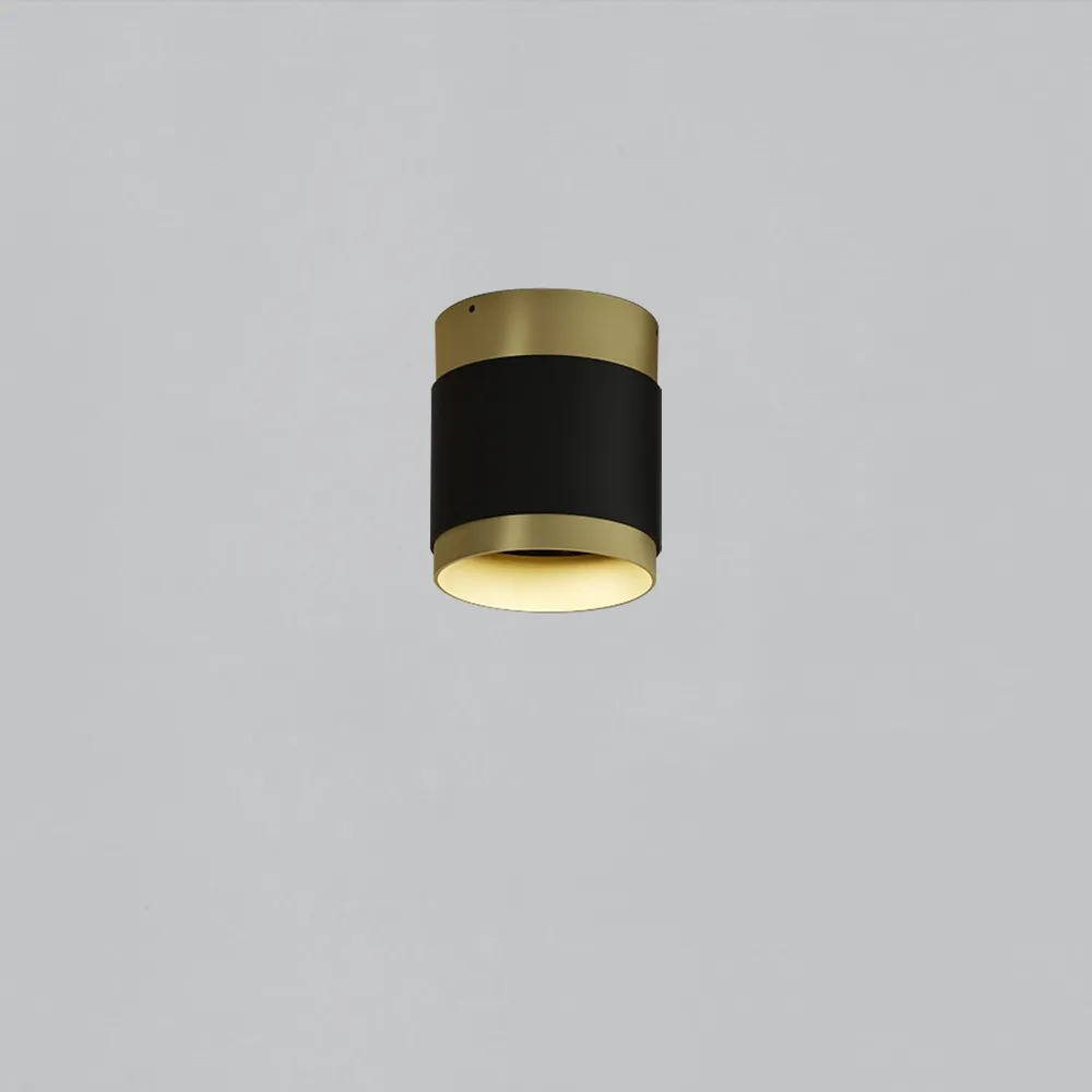 ACB Lux Ceiling Light 3989/10 Technical Gold/Black, 18W COB LED, 3000K, 2130lm, CRI90, Integrated LED P3989100ON