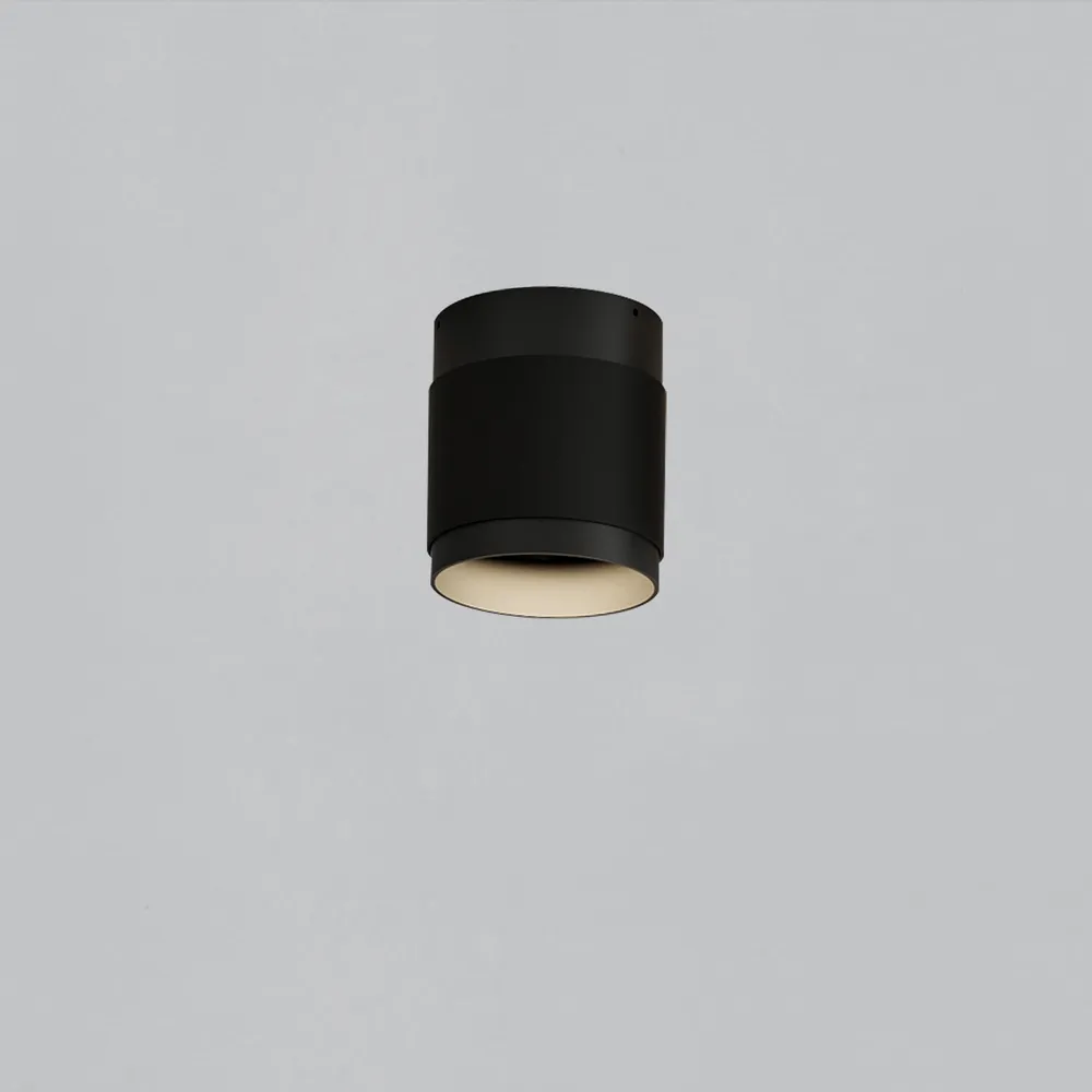 ACB Lux Ceiling Light 3989/10 Textured Black/Black, 18W 3000K COB LED, 2130lm, CRI90, Integrated LED P3989100NN