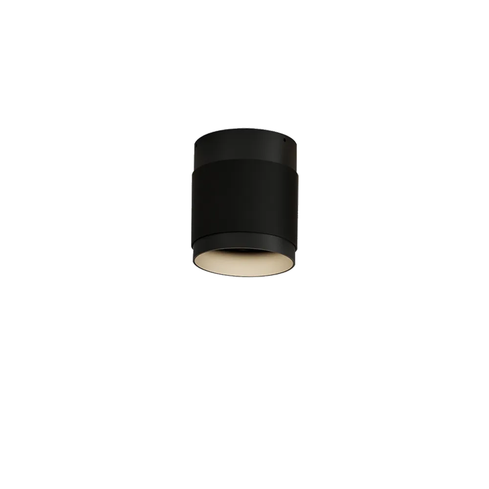 ACB Lux Ceiling Light 3989/10 Textured Black/Black, 18W 3000K COB LED, 2130lm, CRI90, Integrated LED P3989100NN