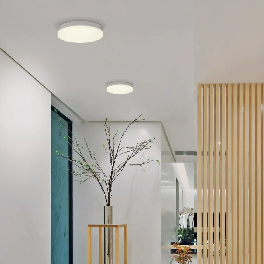 ACB Madison Ceiling Light 3497/28 White, LED 24W 1989lm, CRI90 I IP54, Integrated LED, Dimmable Kelvin P349713B