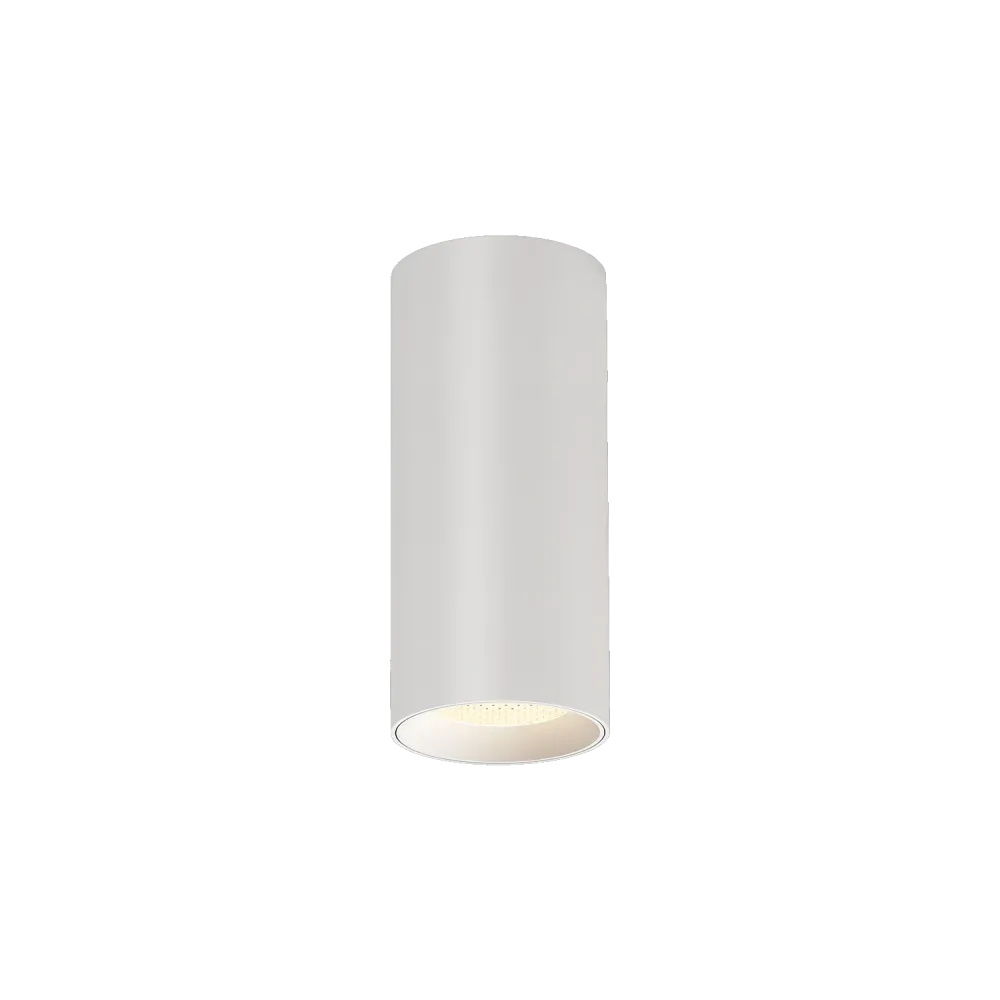 ACB Pipe Ceiling Light 3986 Textured White, 12W 3000K COB LED, 1240lm, CRI90, Integrated LED P3986000B
