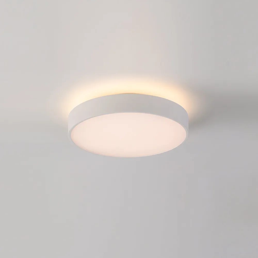 ACB Roma Ceiling Light 3974/40 Textured White, LED 40W 2800lm + 5W 500lm, CRI90, Integrated LED, Microprismatic Diffuser,...