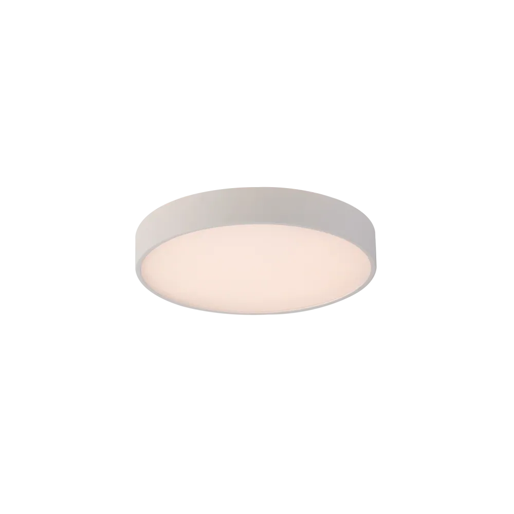 ACB Roma Ceiling Light 3974/40 Textured White, LED 40W 2800lm + 5W 500lm, CRI90, Integrated LED, Microprismatic Diffuser,...