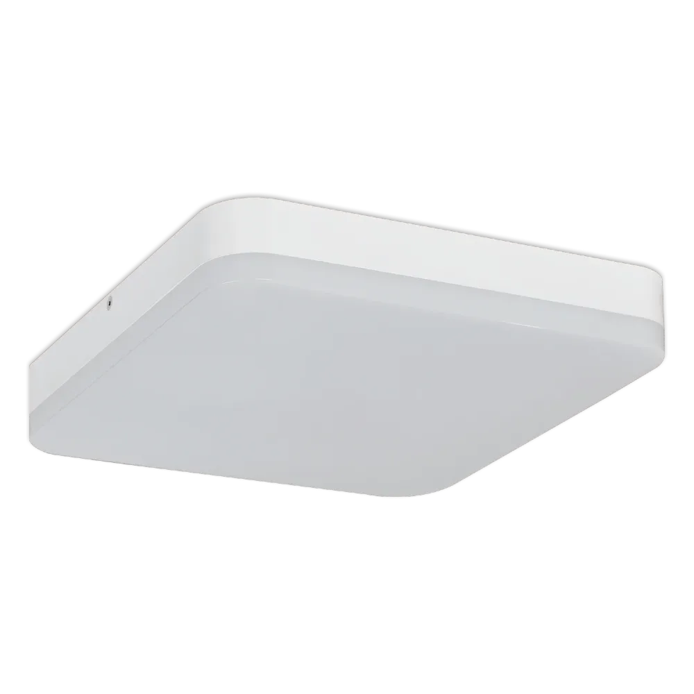 ACB Square Ceiling Light 3512/28 White, LED 24W 4000K 1989lm, CRI90 I IP54, Integrated LED, Motion Sensor, Dimmable Kelvin...