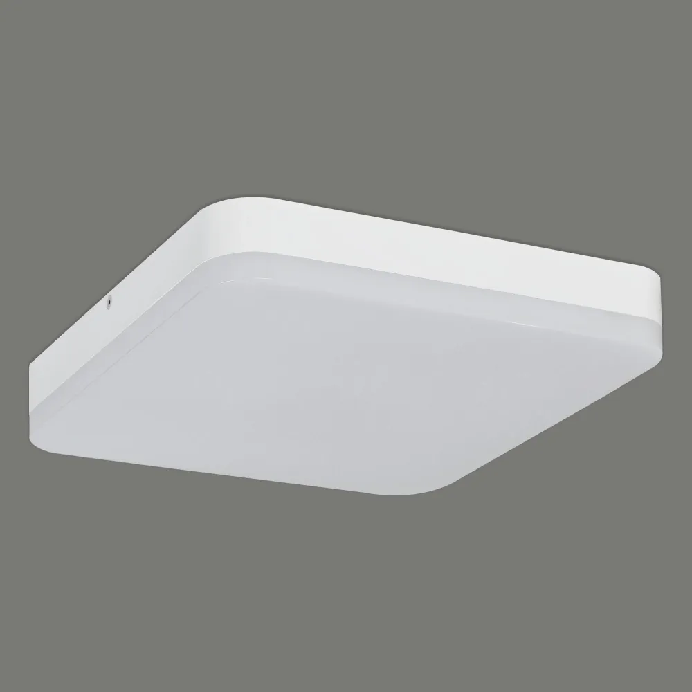 ACB Square Ceiling Light 3512/28 White, LED 24W 4000K 1989lm, CRI90 I IP54, Integrated LED, Motion Sensor, Dimmable Kelvin...