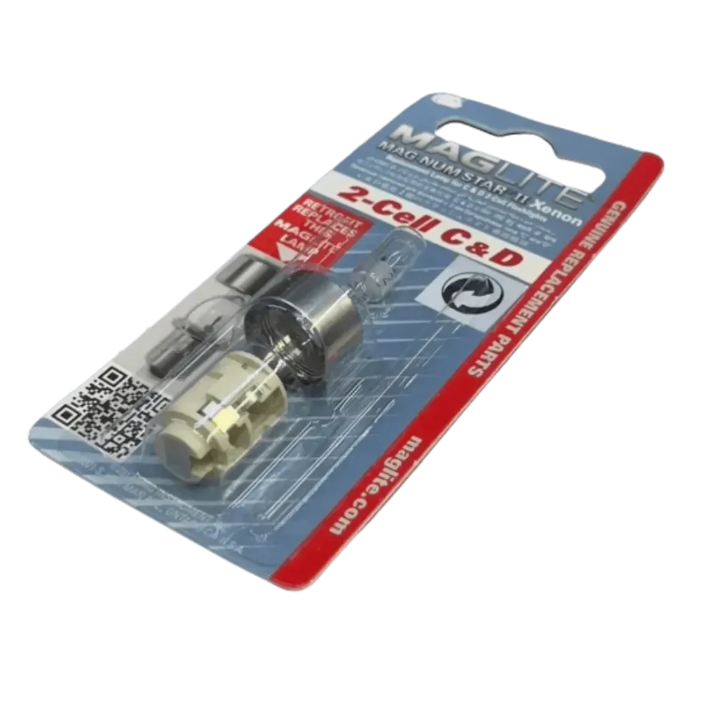 Ampoule 2-Cell C/D Mag-num Star 2 Xenon pour lampe de poche Maglite Accessoires Energie