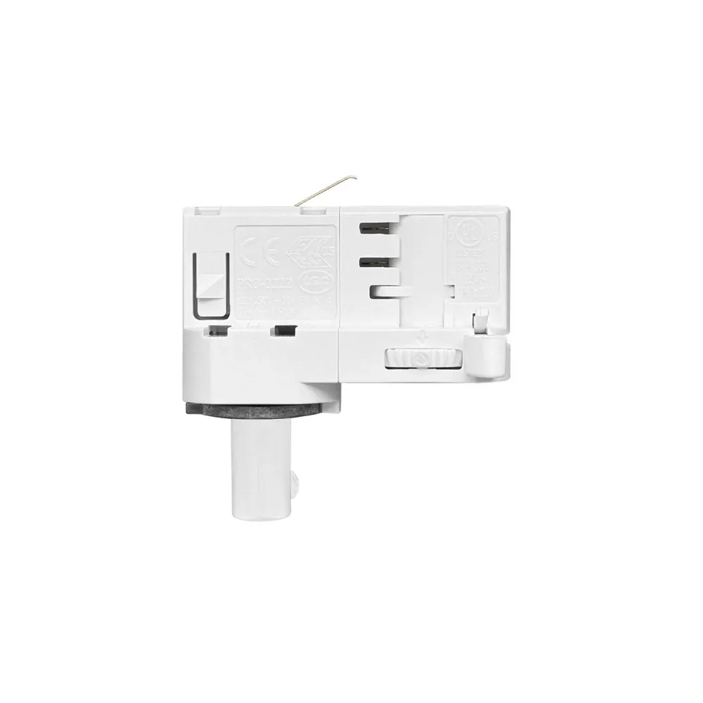 Adaptateur Powergear Blanc pour rail triphasé - pour suspension