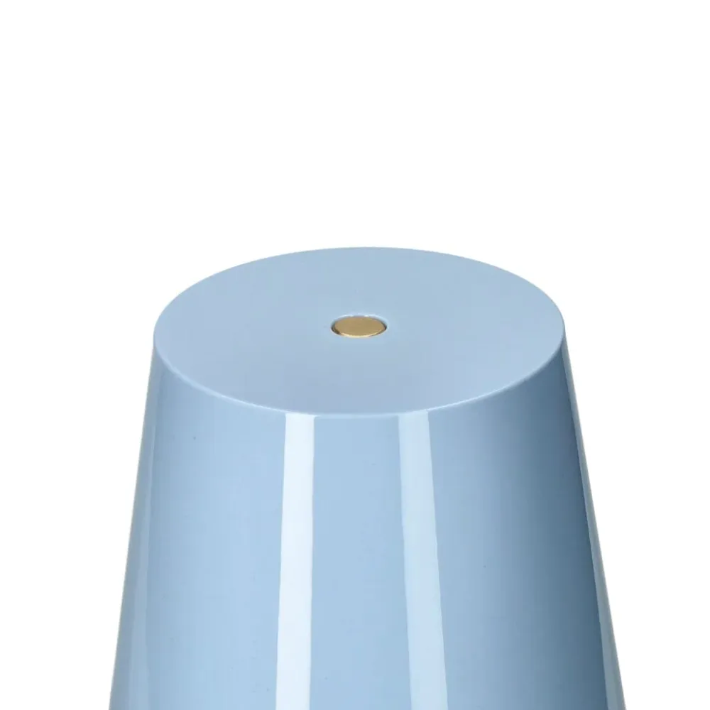 Addison Ross - Lampe de table LED en forme de coquille Saint-Jacques - Pervenche - 28 cm