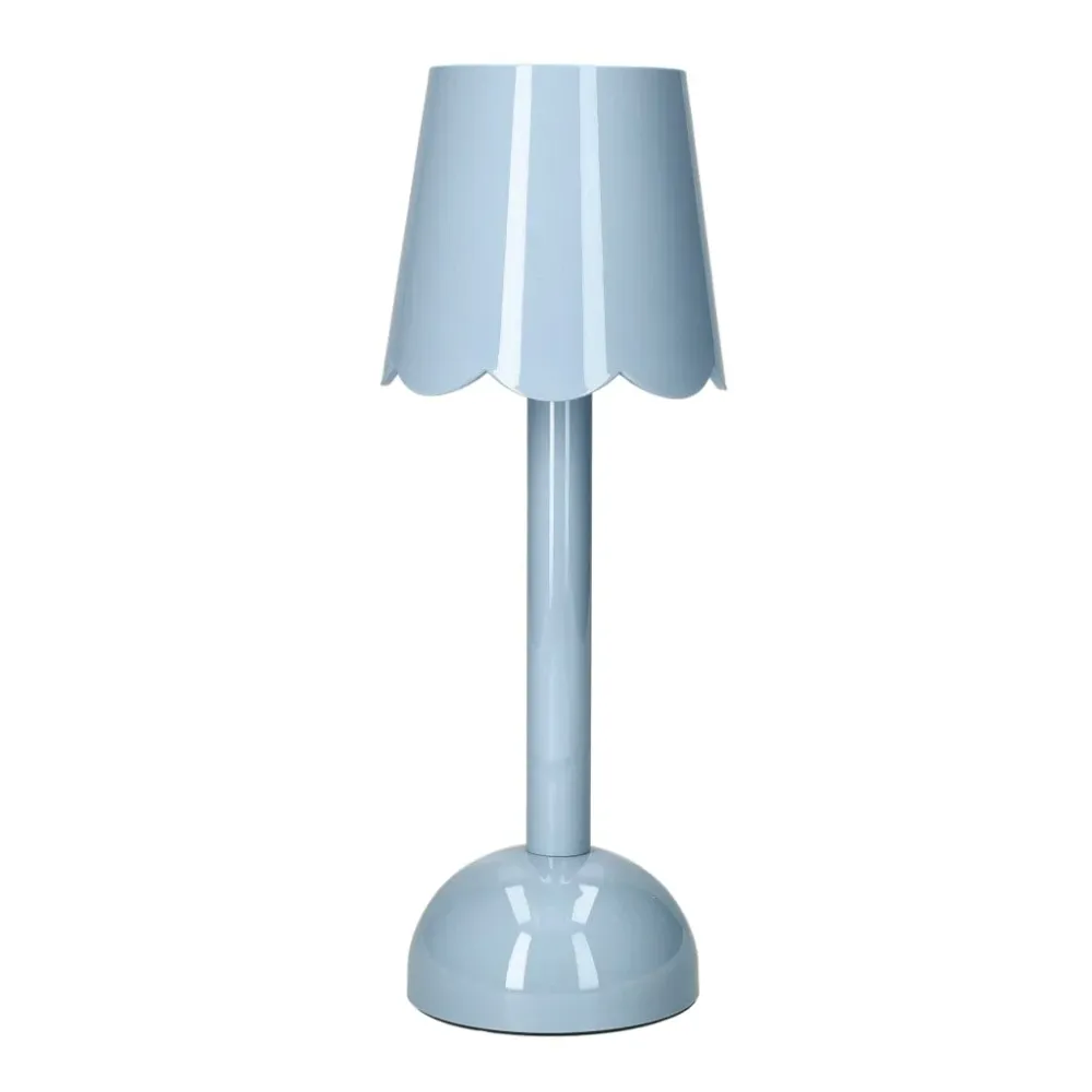Addison Ross - Lampe de table LED en forme de coquille Saint-Jacques - Pervenche - 28 cm