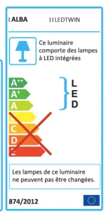Lampe de Bureau Sans Fil - Noire ALBA