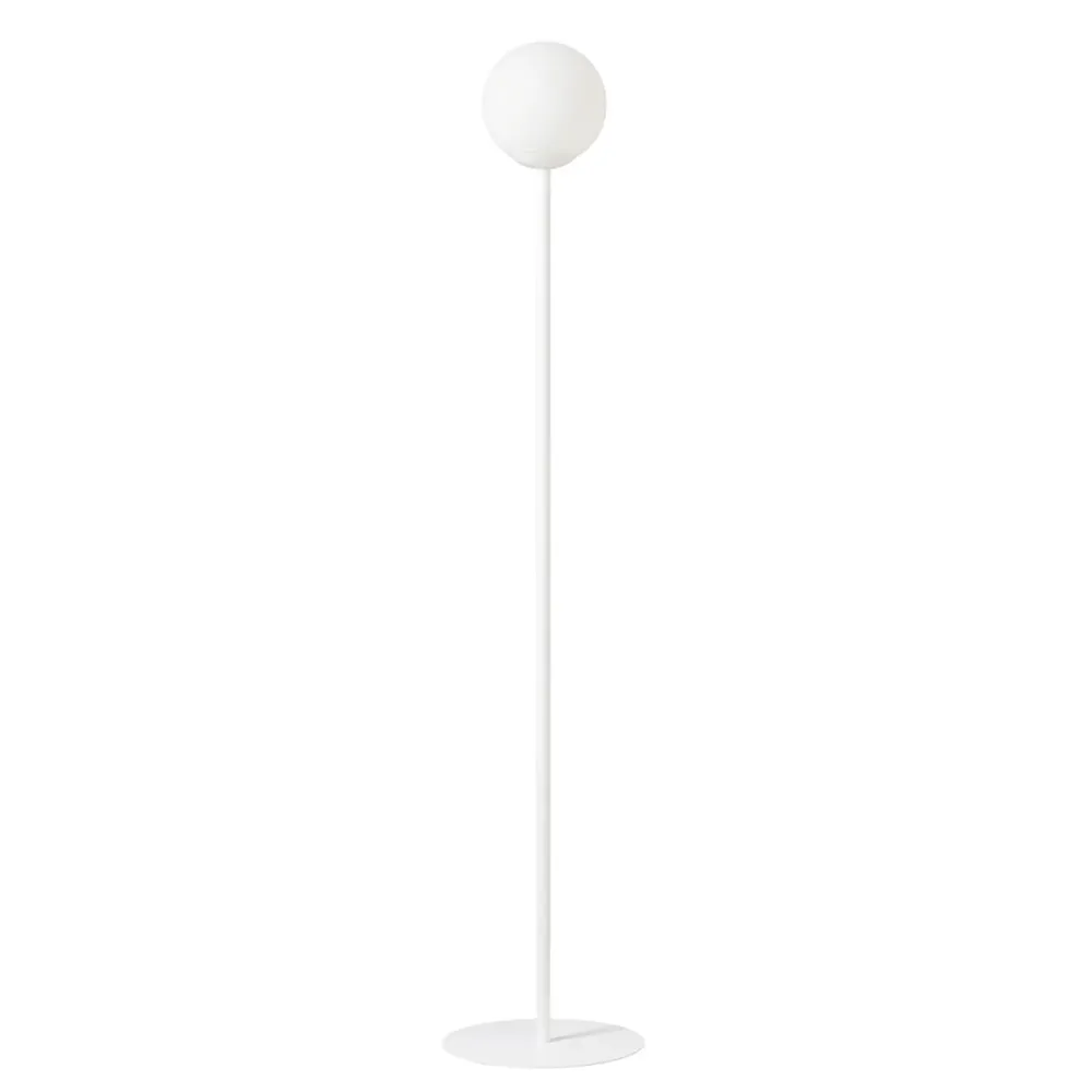 Lampadaire Aldex Pinne 1L, blanc, H 162 cm