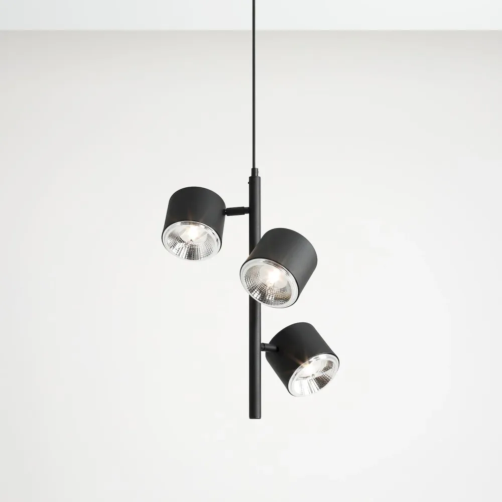 Suspension Aldex Bot 3L, GU10, métal Black