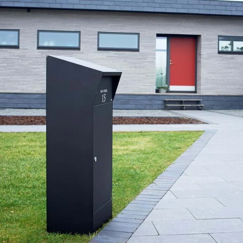 Boîte aux lettres Colis Allux Bjørn Noir Précommande - Éclairage LED