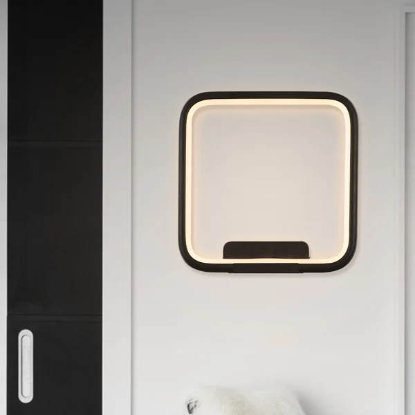 Applique murale Altavola Design Ring 1L, LED Black