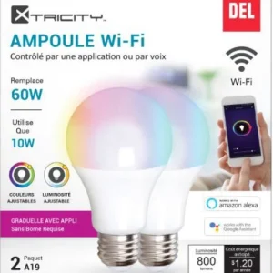 Ampoule DEL WI-FI CONTRÔLÉ PAR APPLICATION