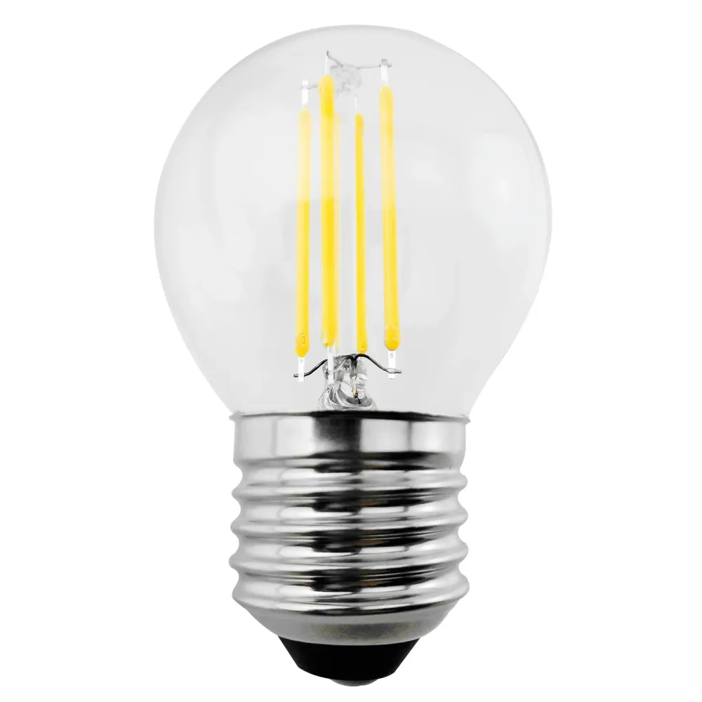 Ampoule à filament Edison rétro LED éclairage décoratif vintage blanc chaud G45 (E27 4W 400lm)