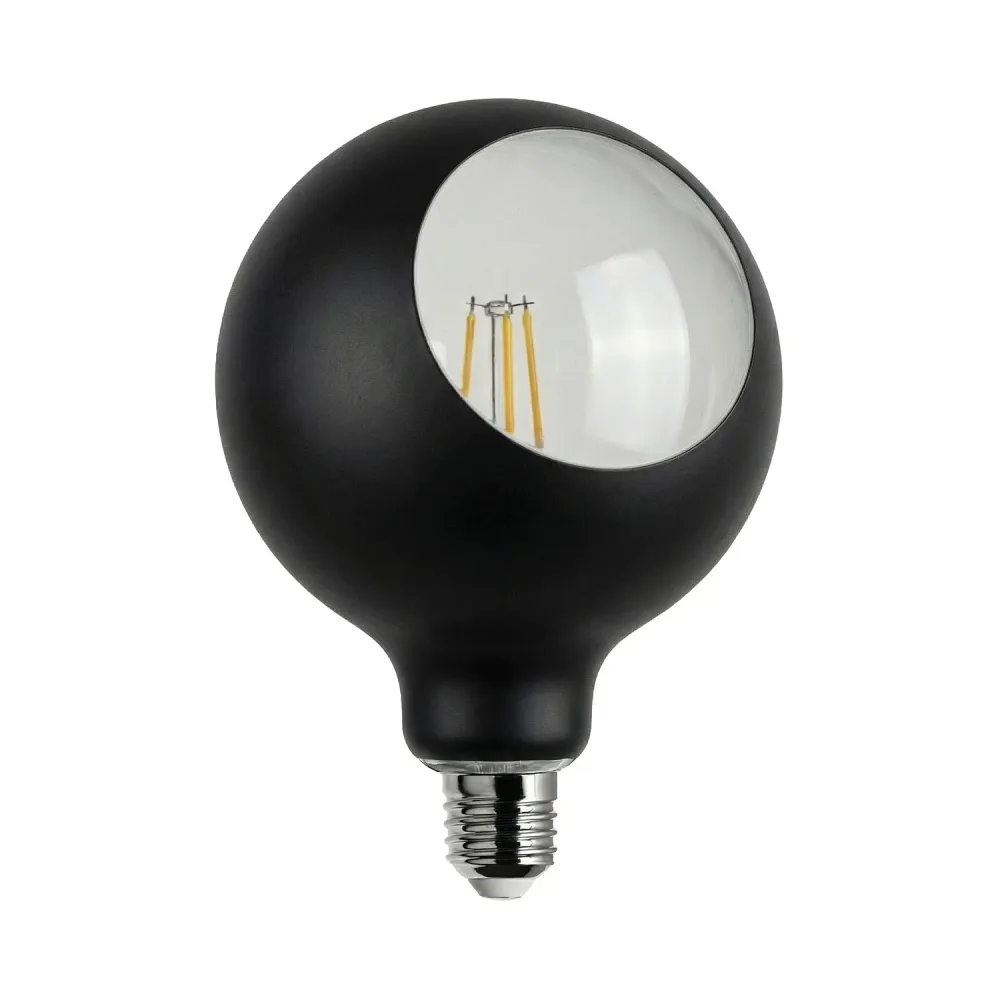 Ampoule LED Camo G125 4,8W 806Lm E27 2700K Dimmerable - Noir