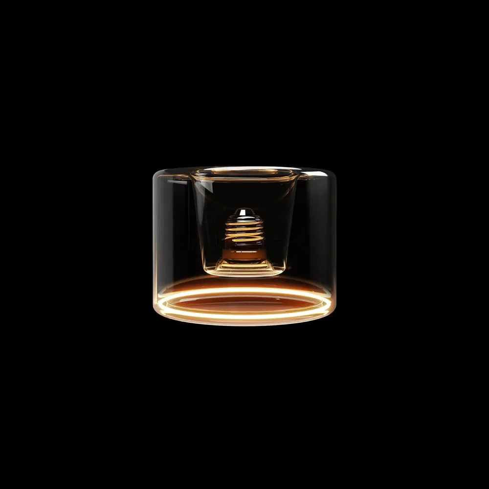 Ampoule LED Clear Light Bulb Ghost Line CRI 90 Mini beignet encastré 5,5W 450Lm E26 120V 2200K Dimmable - G03