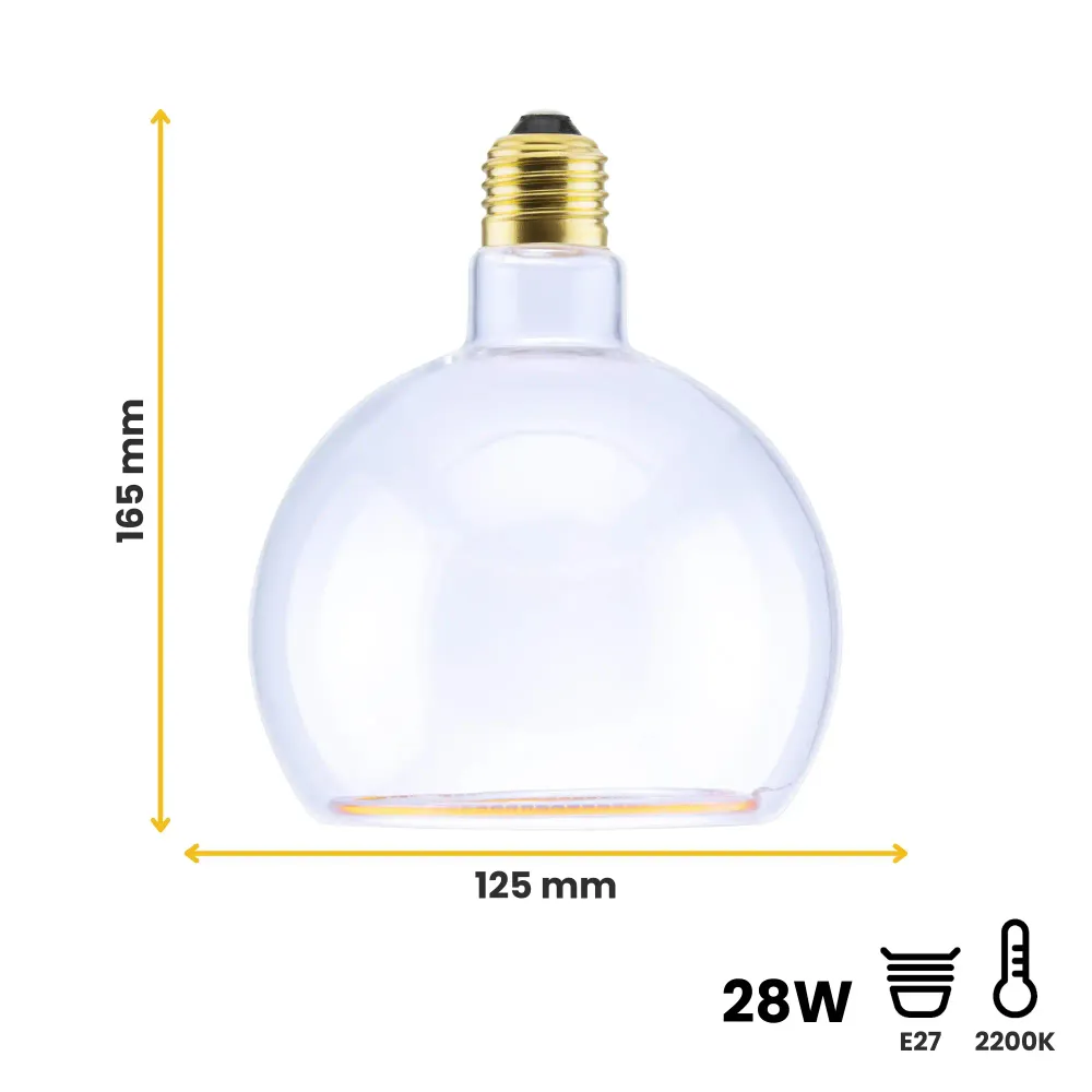 Ampoule LED décorative - Floating Globe E27 Ø125 mm