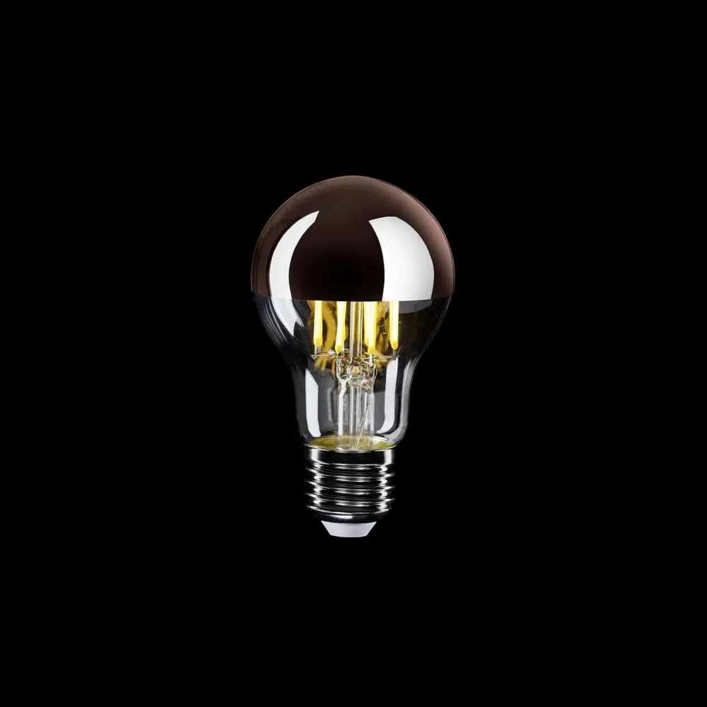 Ampoule LED Demi-Sphère Cuivre Goutte A60 7W 650Lm E27 2700K Dimmable - A22