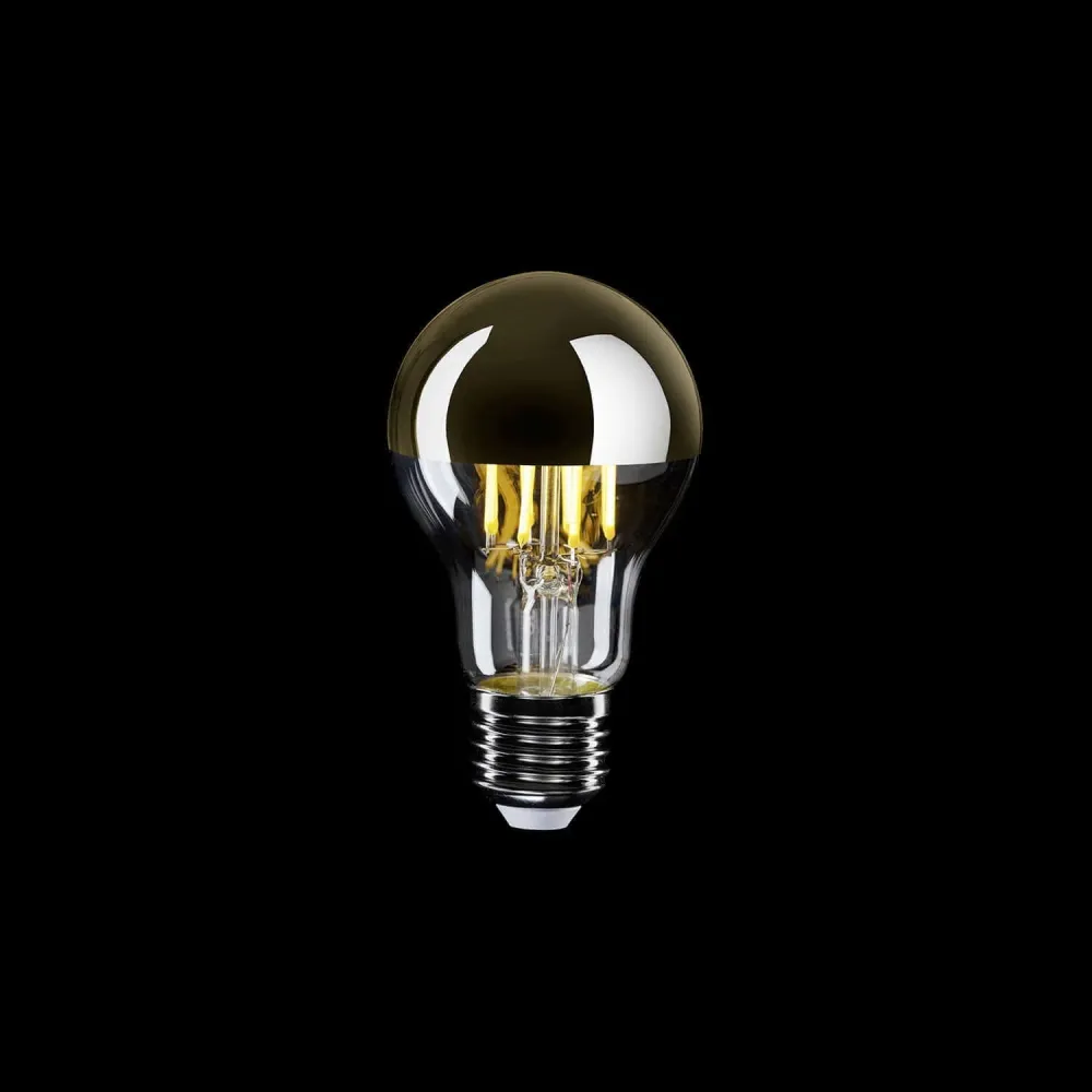 Ampoule LED Demi-Sphère Or Goutte A60 7W 650Lm E27 2700K Dimmable - A12