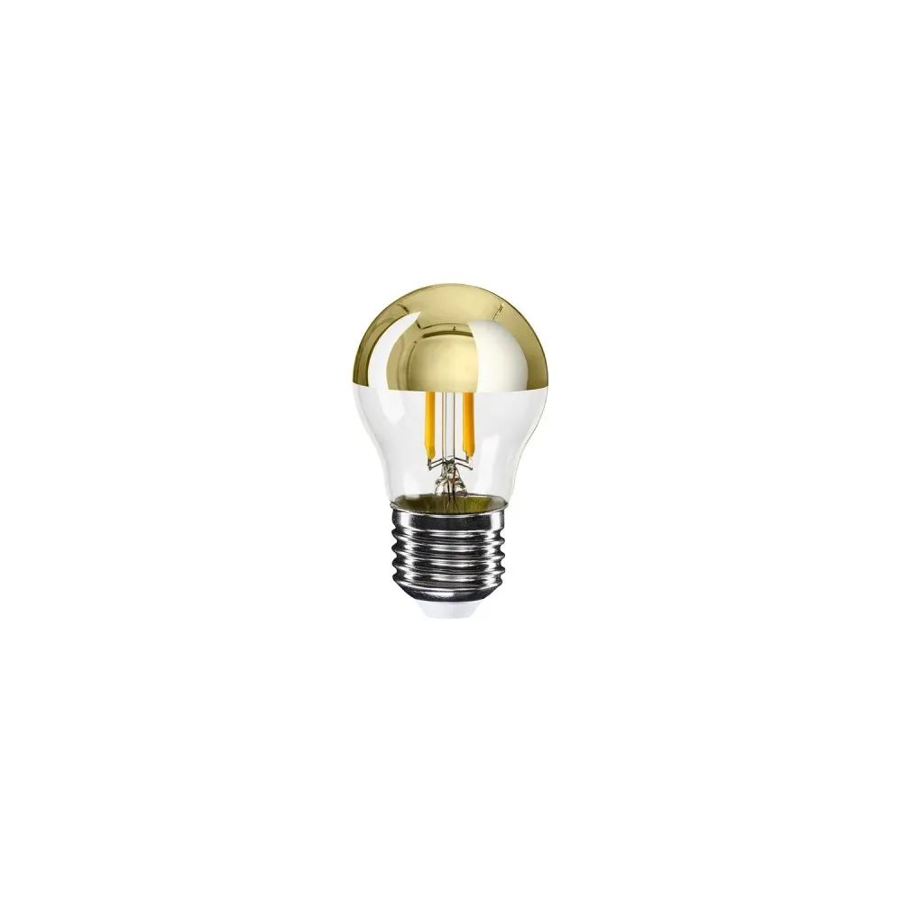 Ampoule LED Demi-sphère Or Mini Globe G45 4,8W 380Lm E27 2700K Dimmable - A13