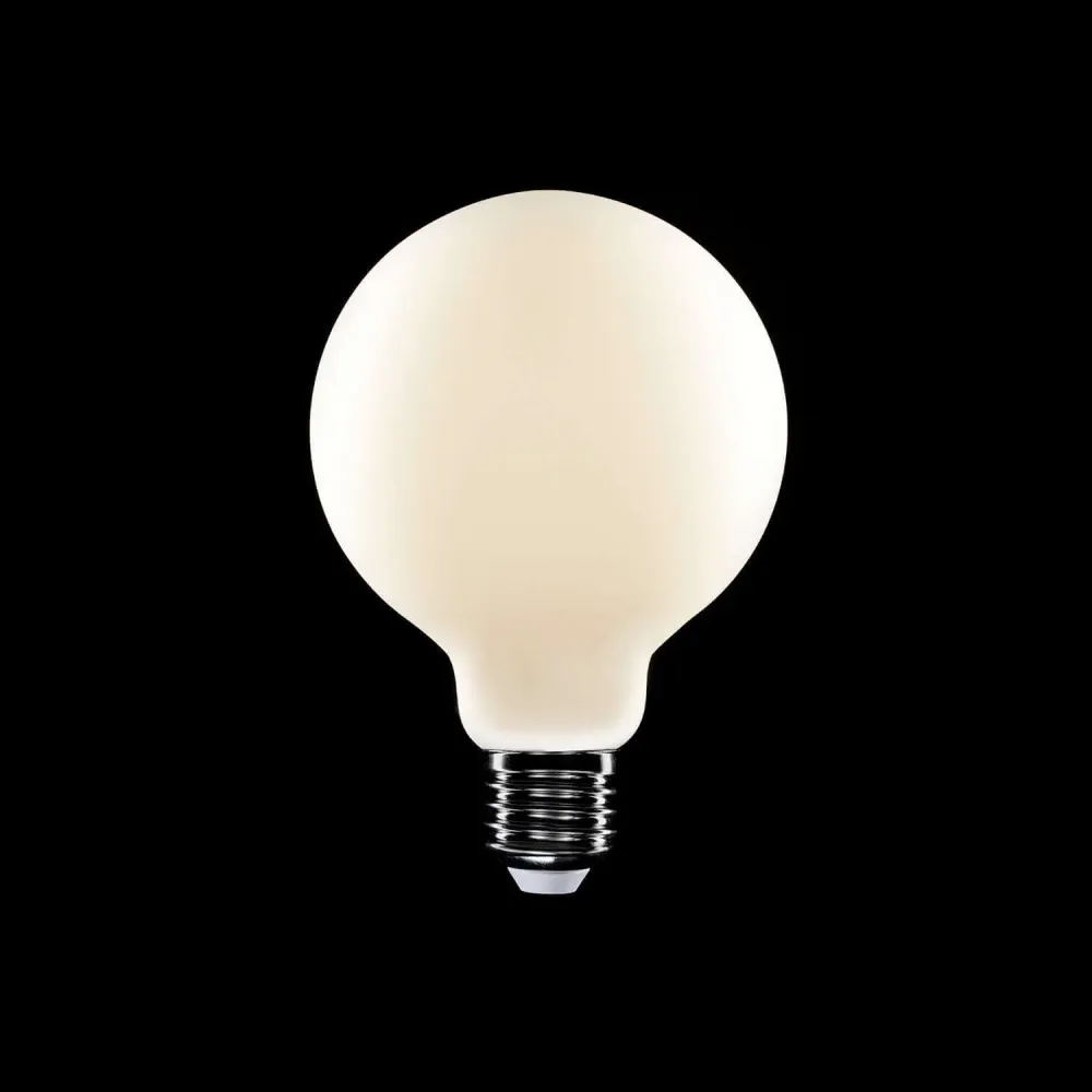 Ampoule LED effet porcelaine CRI 95 G95 12W 1521Lm E27 2700K dimmable - P08