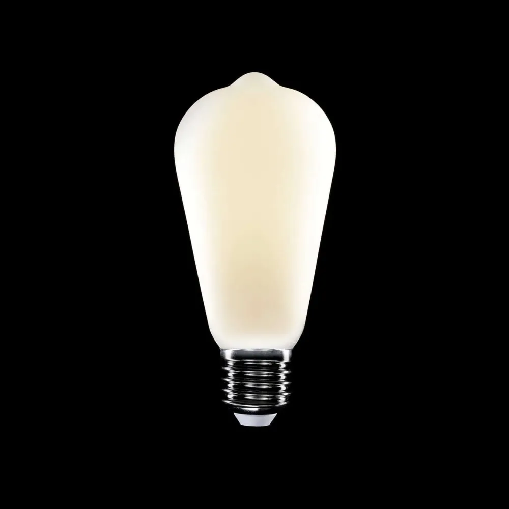 Ampoule LED Effet Porcelaine CRI 95 ST64 7W 640Lm E27 2700K Dimable - P02