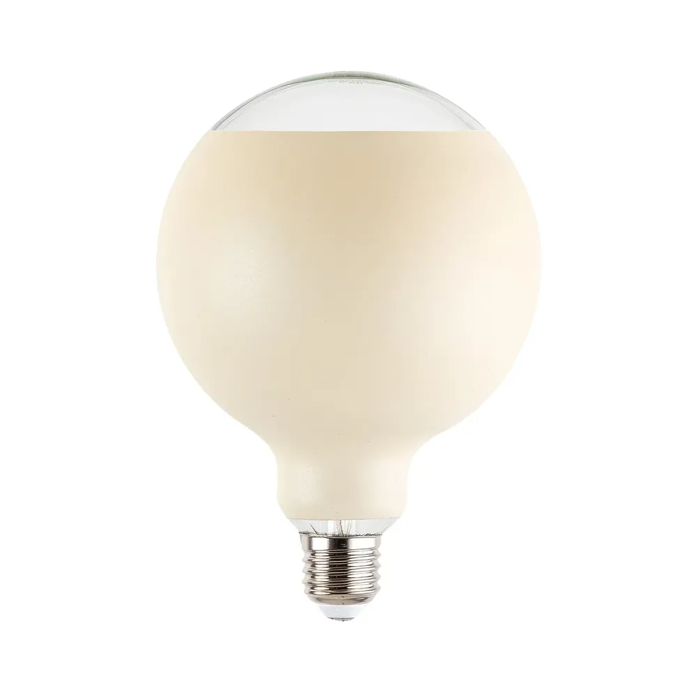Ampoule LED Lucia G125 4,8W 806Lm E27 2700K Dimable - Crème
