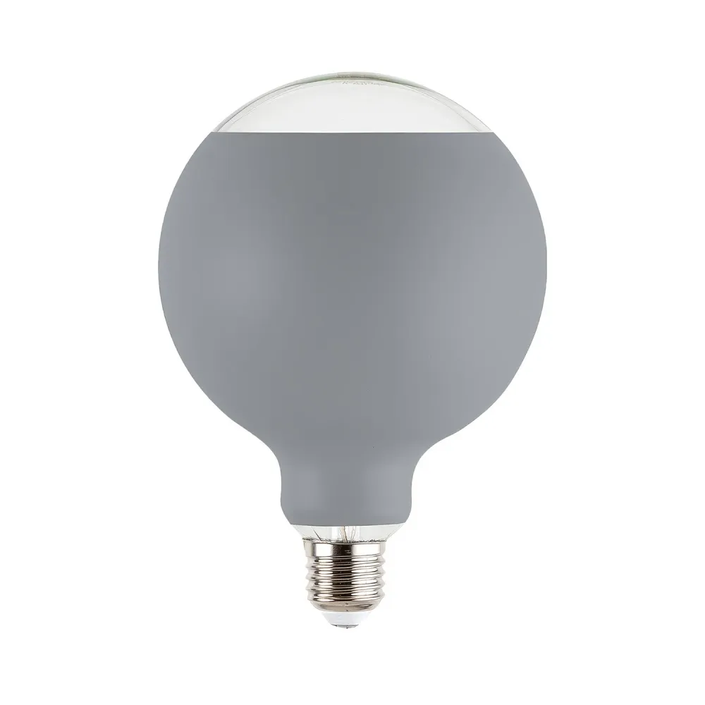 Ampoule LED Lucia G125 4,8W 806Lm E27 2700K Dimable - Gris