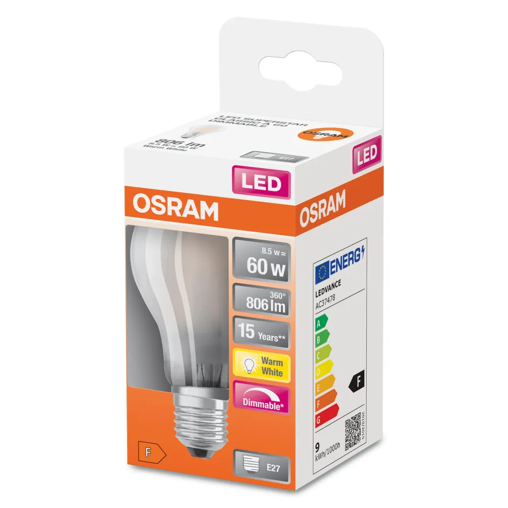 Ampoule LED Osram SUPERSTAR A60 8,5 W