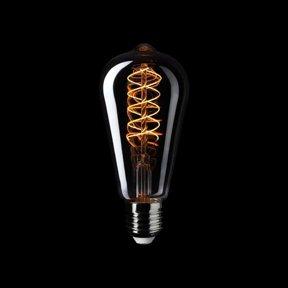 Ampoule LED Smoky Edison ST64 4,8W 250Lm E27 1800K Dimmable - D02