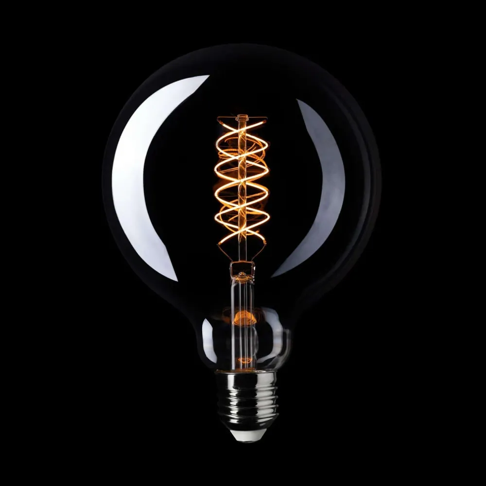 Ampoule LED Smoky Globe G125 4,8W 250Lm E27 1800K Dimmbable - D04