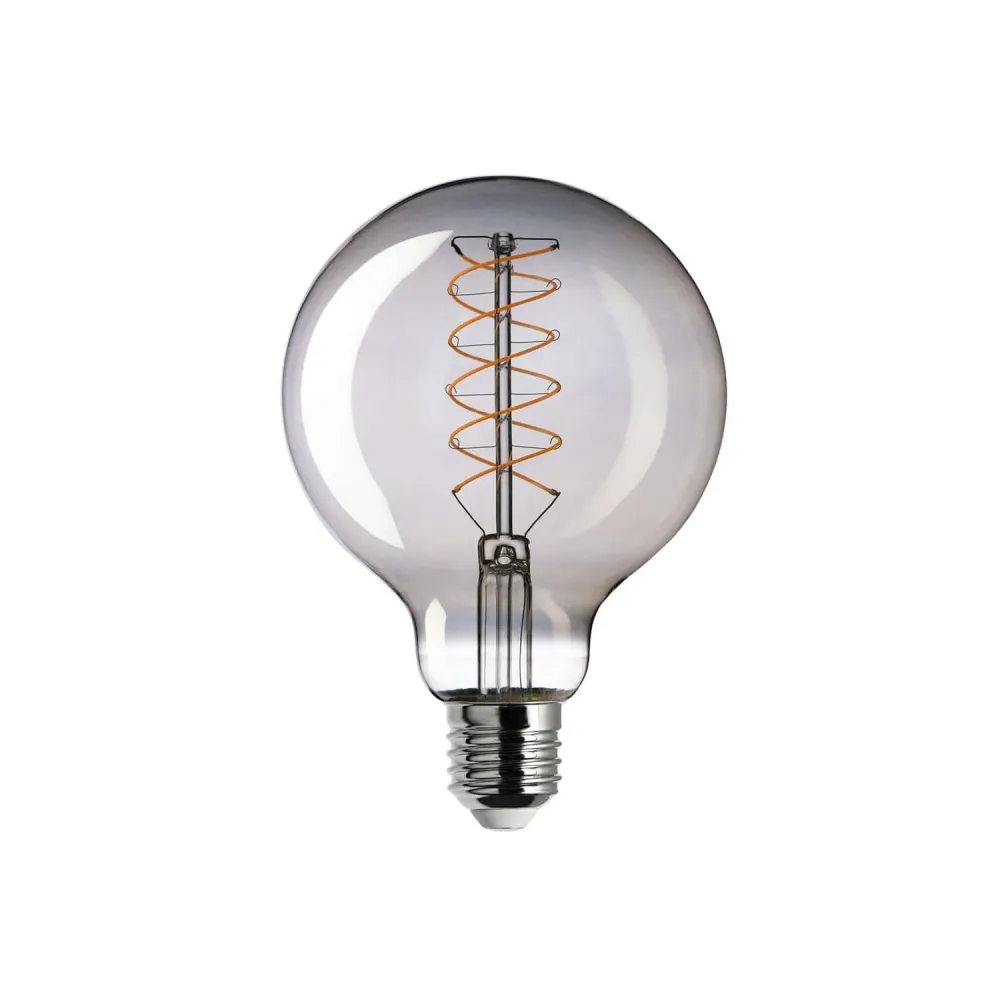 Ampoule LED Smoky Globe G95 4,8W 250Lm E27 1800K Dimmbale - D03