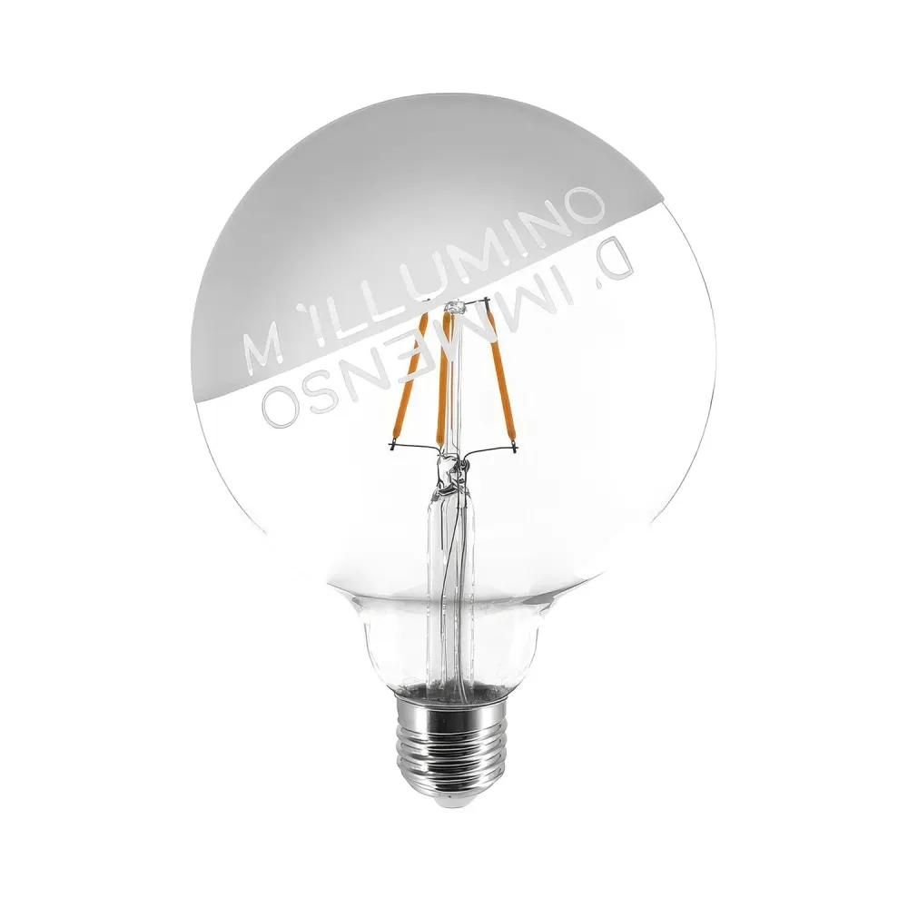 Ampoule LED Tattoo "M'Illumino D'Immenso" G125 4,5W 470Lm E27 2700K Dimable