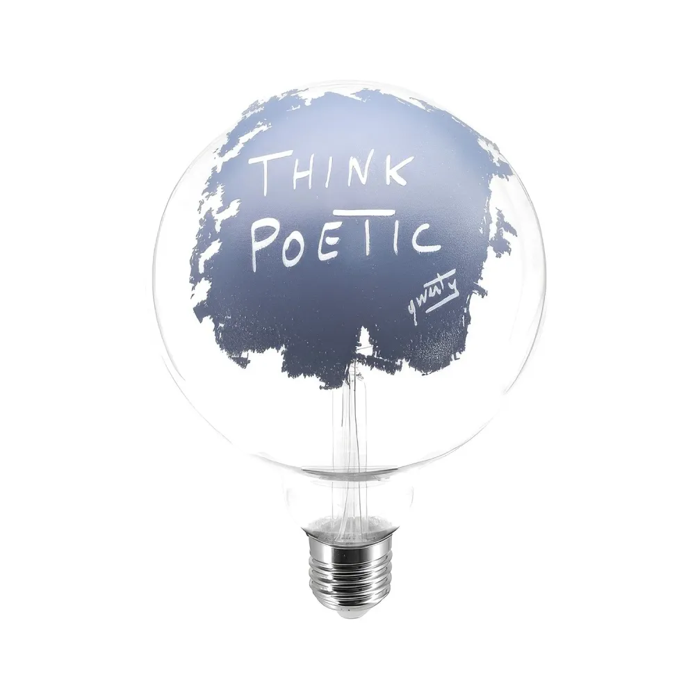 Ampoule LED Tattoo Think Poetic G125 4,5W 470Lm E27 2700K Dimmerable