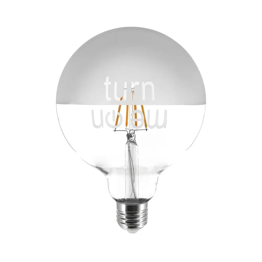 Ampoule LED Tattoo "Turn Me On" G125 4,5W 470Lm E27 2700K Variable