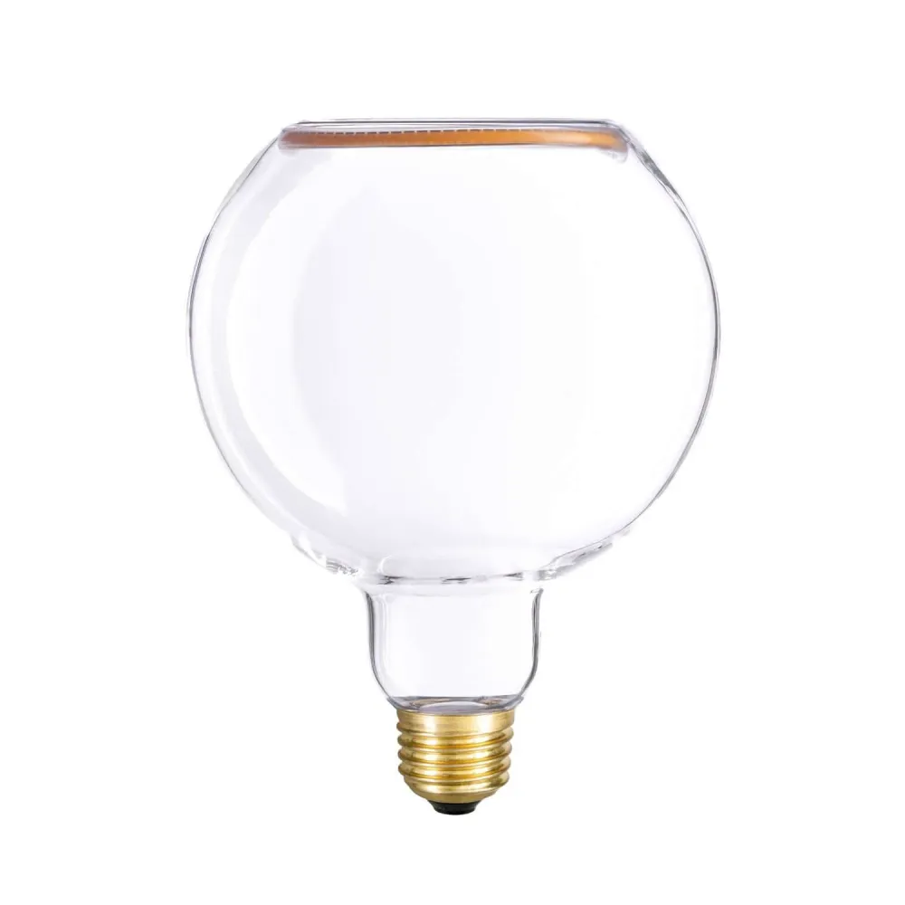 Ampoule LED Transparente Ghost Line CRI 90 G125 4,5W 300Lm E27 2200K Dimmable - G05