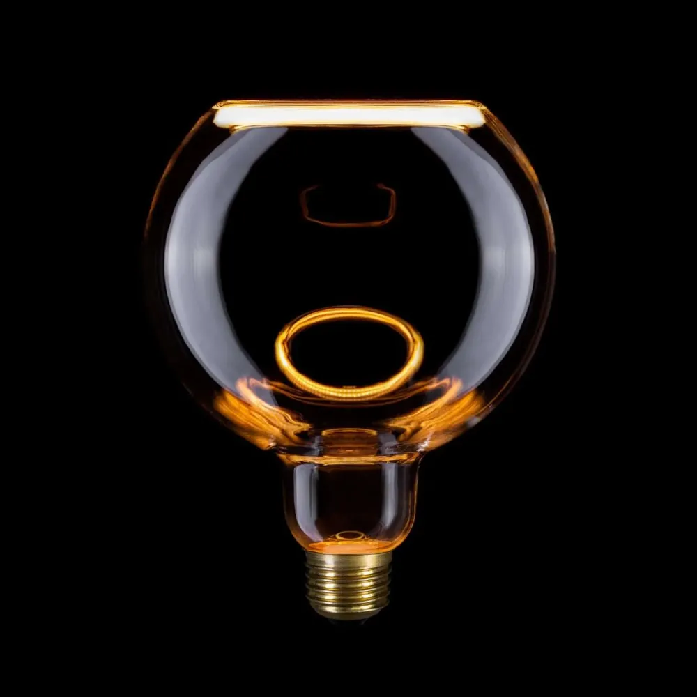 Ampoule LED Transparente Ghost Line CRI 90 G125 4,5W 300Lm E27 2200K Dimmable - G05