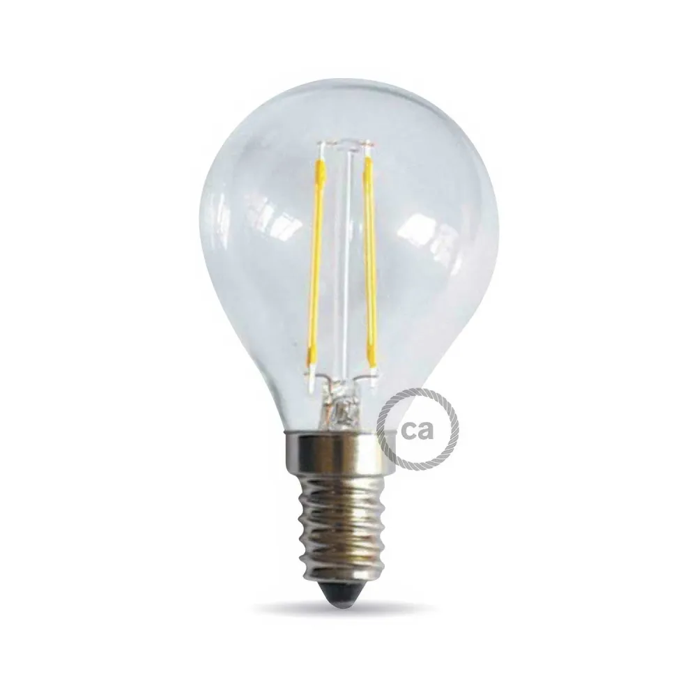 Ampoule LED Transparente Globe 4,5W 470Lm E14 2700K Dimmable