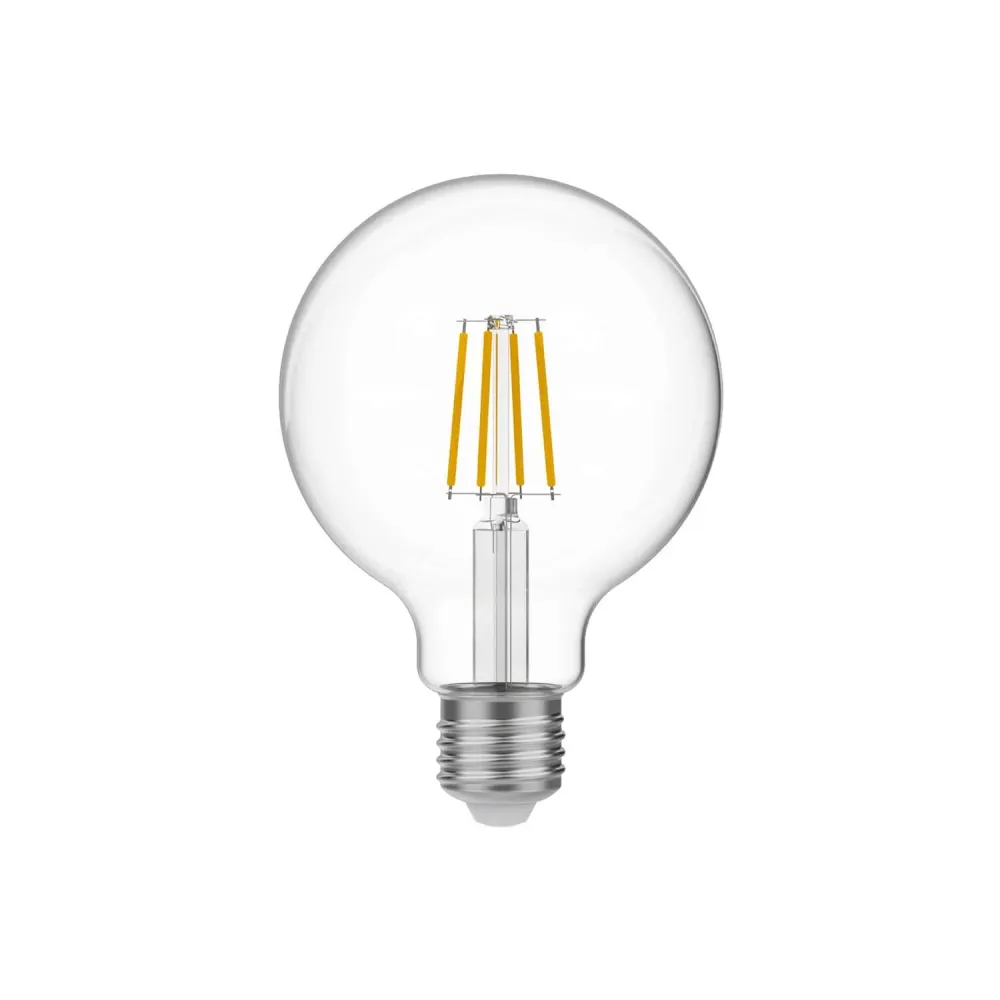 Ampoule LED Transparente Globe G95 4W 470Lm E27 2700K - E04