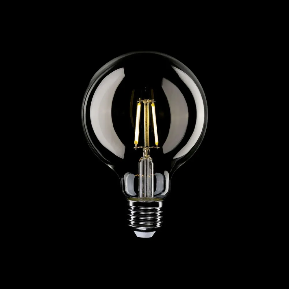 Ampoule LED Transparente Globe G95 4W 470Lm E27 2700K - E04