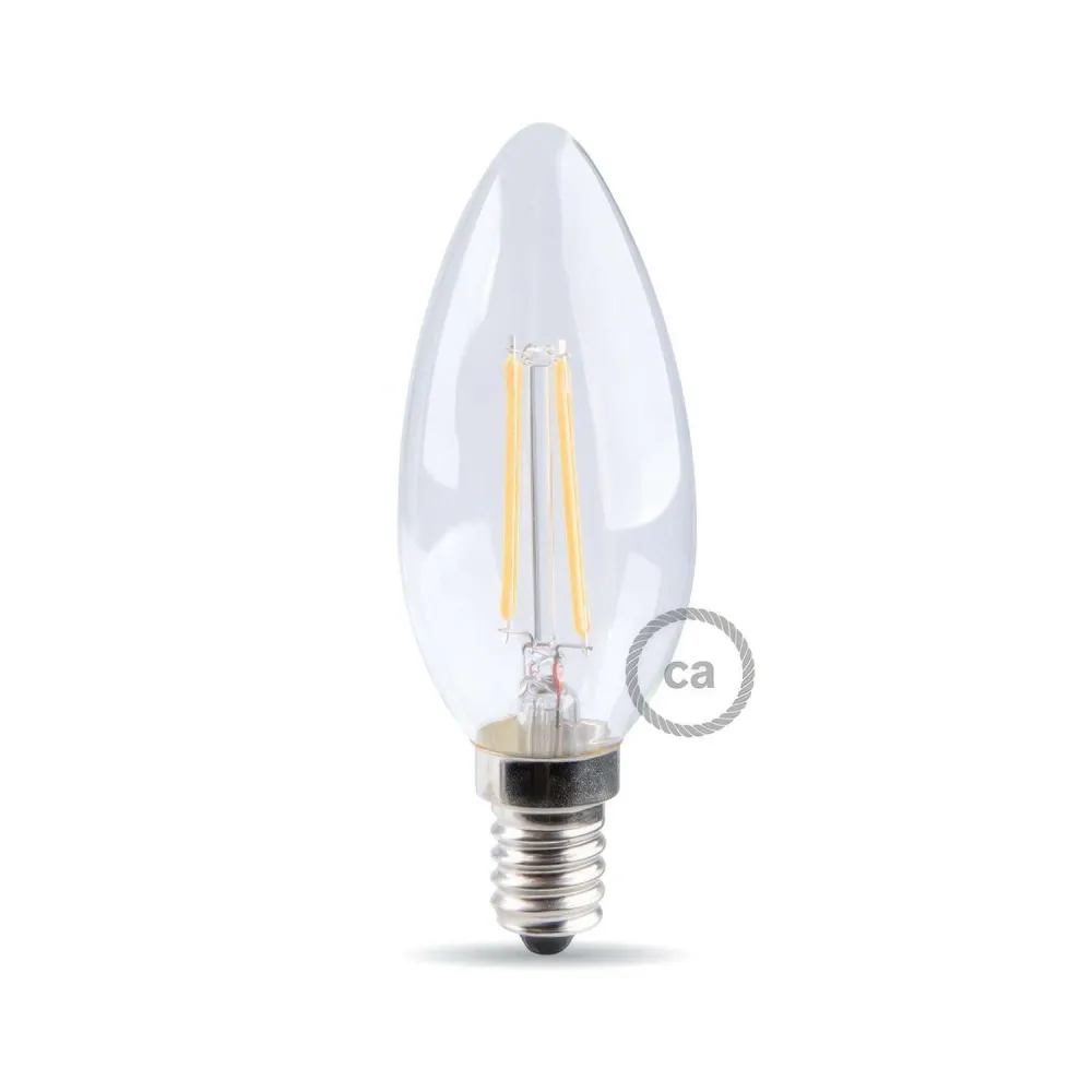 Ampoule LED transparente Olive 4,5W 470Lm E14 2700K