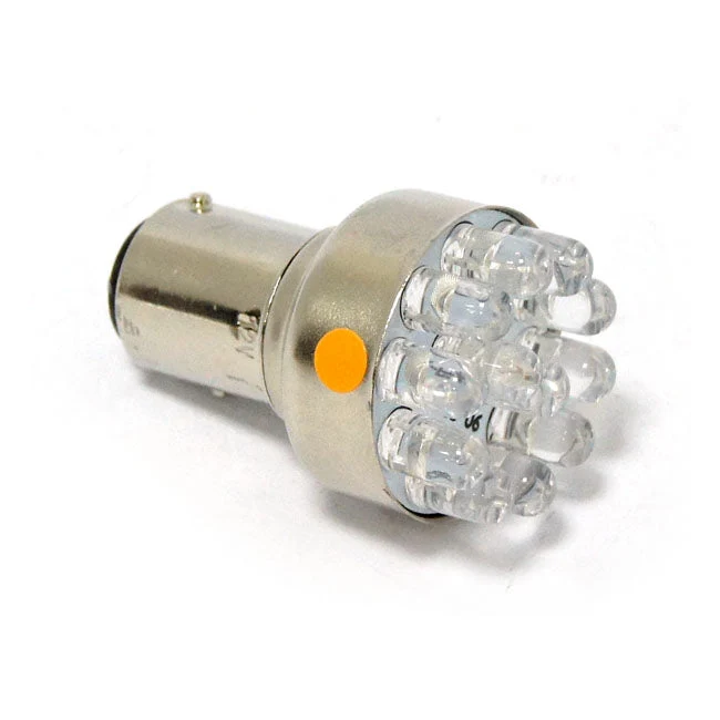 Ampoule Moto LED 1157 BAY15D Ambre