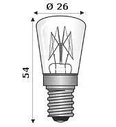 AMPOULE petite attaque E14 25W 24V basse tension pour feux clignotants suspendus, forme poire